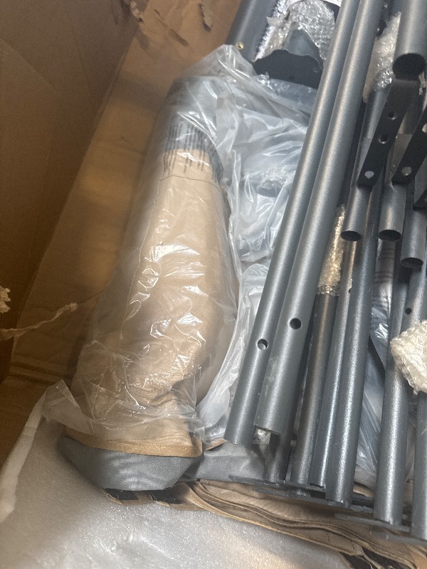 Photo 1 of ** VERY USED ** COBIZI Gazebo 12x20 Heavy Duty Gazebos with Improved Nettings Outdoor Gazebo Canopy Double Roof Patio Gazebos with Metal Steel Frame for Patio, Deck, Backyard (Gray)