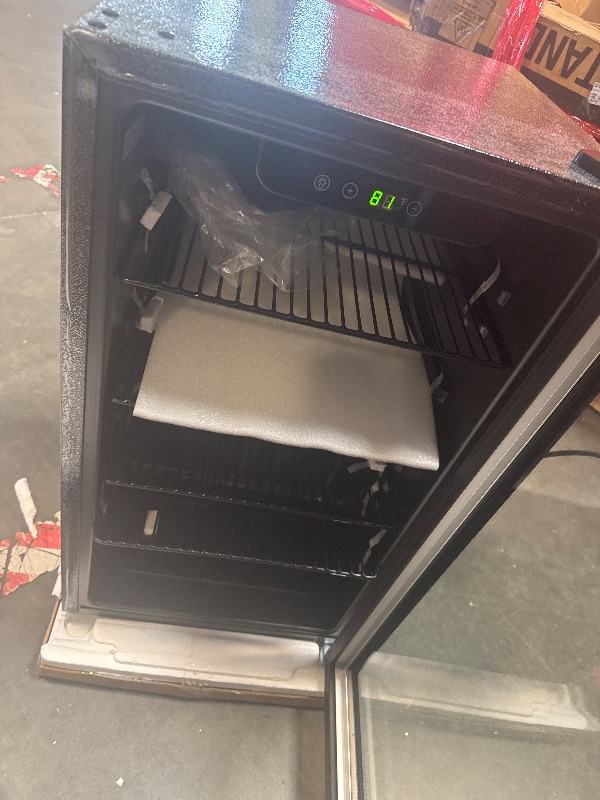 Photo 1 of ** USED/ FUNCTIONAL TESTED** Electactic Mini Fridge 130 Can Beverage Refrigerator Cooler, 3.2 Cu.Ft Drink Fridge for Soda Wine Beer, Adjustable Temperature Control for Home Office, Black