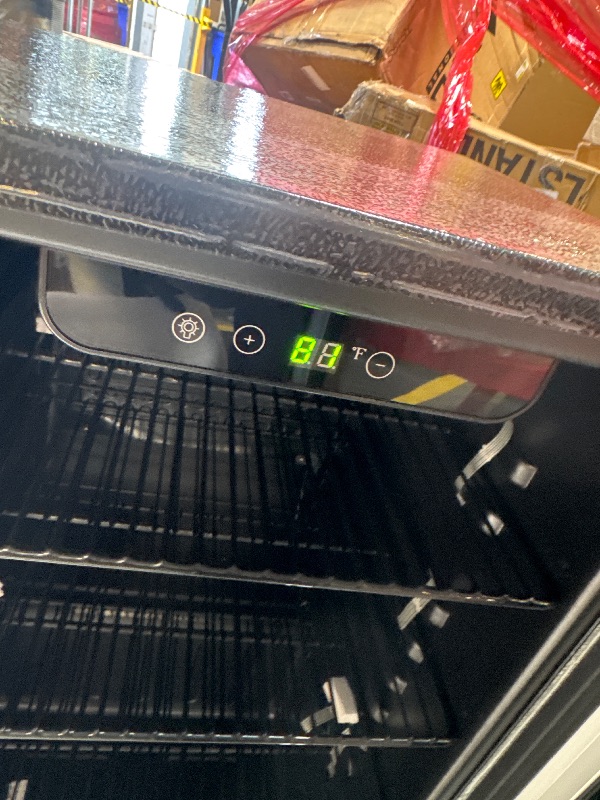 Photo 1 of ** USED/ FUNCTIONAL TESTED** Electactic Mini Fridge 130 Can Beverage Refrigerator Cooler, 3.2 Cu.Ft Drink Fridge for Soda Wine Beer, Adjustable Temperature Control for Home Office, Black