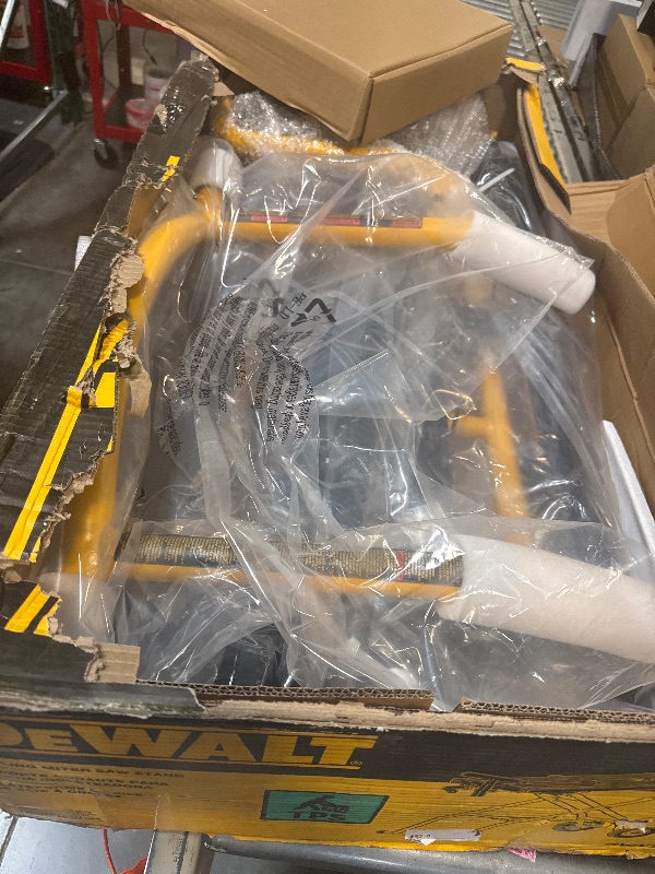 Photo 1 of ** USED** DEWALT Miter Saw Stand With Wheels (DWX726), Yellow