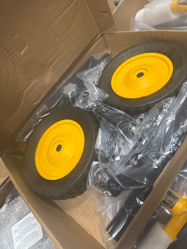 Photo 1 of ** USED** DEWALT Miter Saw Stand With Wheels (DWX726), Yellow