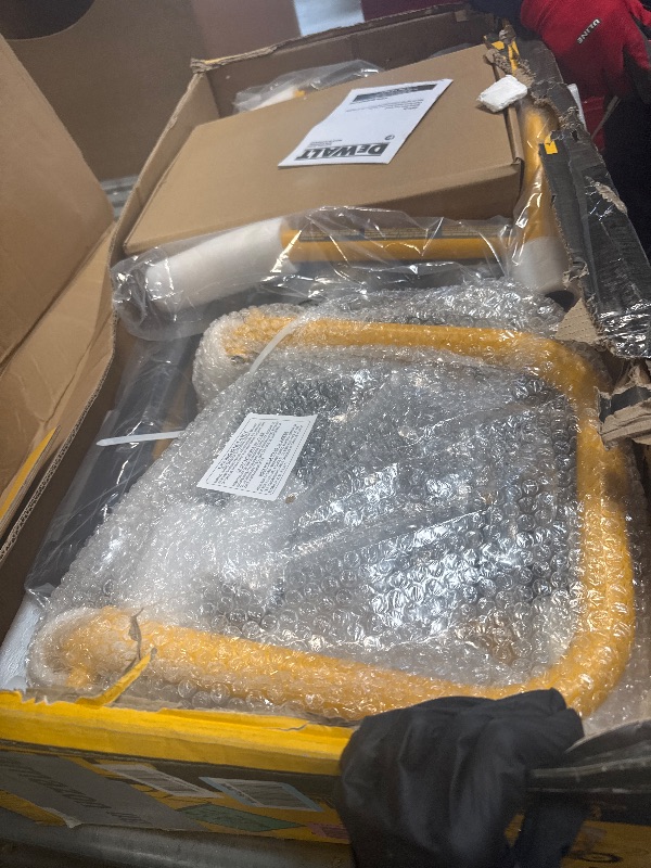 Photo 1 of ** USED** DEWALT Miter Saw Stand With Wheels (DWX726), Yellow