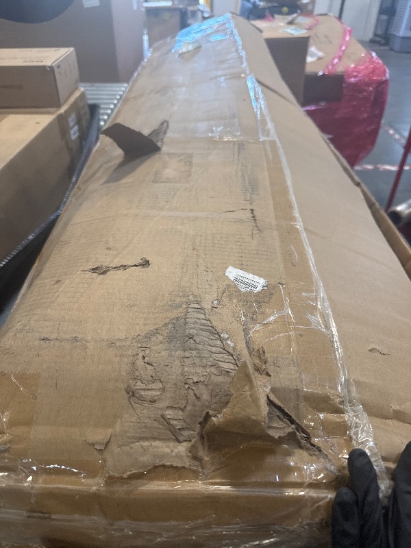 Photo 1 of ** USED**  Garvee Bunk Bed Twin Over Twin with Ladder and Arched Guardrail, Heavy Duty Bunkbeds Frame with Sturdy Steel Slats Support for Kids Boys Girls, Space-Saving, No Box Spring Needed, Black