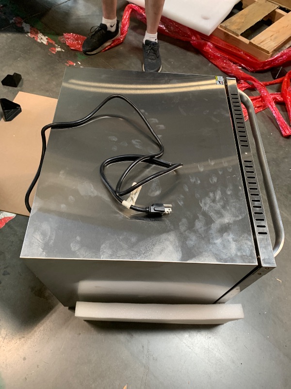 Photo 1 of ** USED/ UNTESTED FUNCTIONAL** VEVOR Commercial Convection Oven, 66L/60Qt, Half-Size Conventional Oven Countertop, 1800W 4-Tier Toaster w/Front Glass Door, w/Trays Wire Racks Clip Gloves, 120V