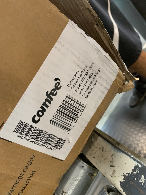 Photo 1 of ** USED / TESTED LIGHT UP** COMFEE’ Countertop Dishwasher, Energy Star Portable Dishwasher, 6 Place Settings & 8 Washing Programs, Speed, Baby-Care, ECO& Glass, Dish Washer for Dorm, RV& Apartment, Black