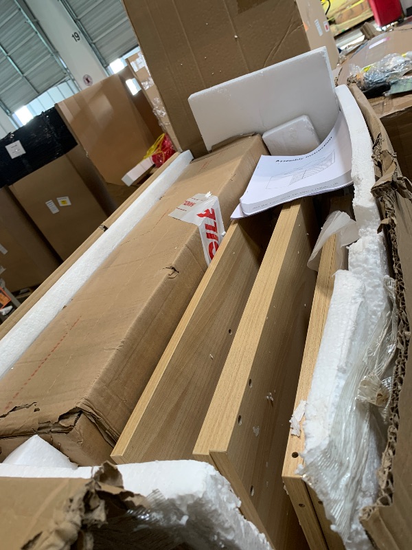 Photo 1 of ** USED ** 30 Inch Floating Bathroom Vanity with Sink, Modern Wall-Mounted Vanity Cabinet with 4 Large Drawers, Sliding Door Storage, Waterproof Wood Finish, Bathroom Vanity with Sink for Small Spaces