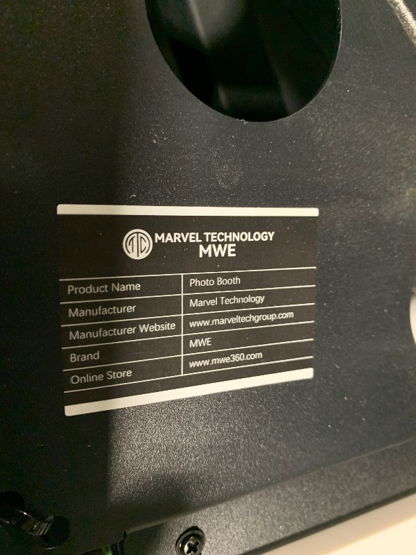Photo 1 of ** USED/ COMPLETE ** MWE 360 Photo Booth Machine for Parties with Flight Case,RGB Strip Light,Software APP Remote Automatic 360 Spin Camera Video Booth for 4-6 People(39.4''+Flight Case)