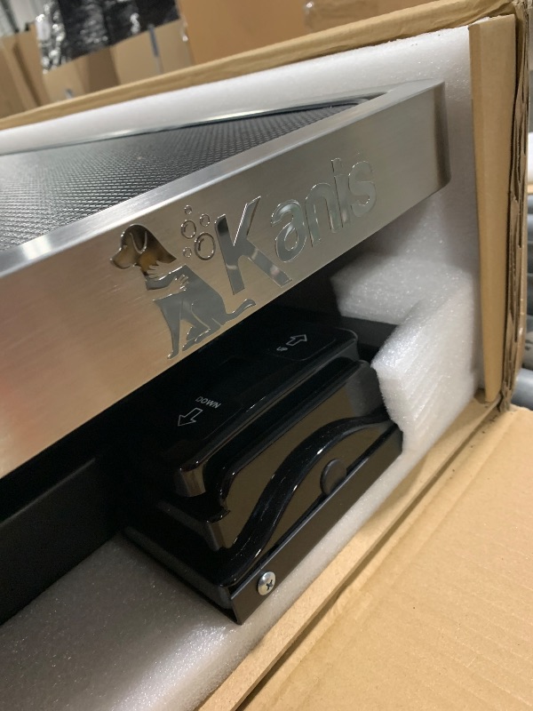 Photo 1 of ** NEW / OPEN INSPECTION ** KANIS Professional Electric Dog Grooming Table - Heavy Duty, Height Adjustable Pet Grooming Table w/Leveling Wheels, Grooming Arm, Anti Slip Tabletop & Tool Organizer/Dog Grooming Station (49", BLACK)