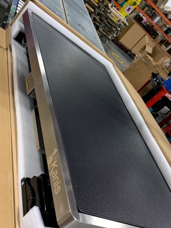 Photo 1 of ** NEW / OPEN INSPECTION ** KANIS Professional Electric Dog Grooming Table - Heavy Duty, Height Adjustable Pet Grooming Table w/Leveling Wheels, Grooming Arm, Anti Slip Tabletop & Tool Organizer/Dog Grooming Station (49", BLACK)