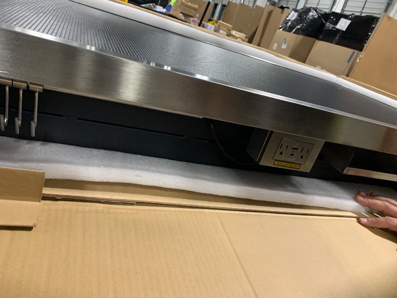 Photo 1 of ** NEW / OPEN INSPECTION ** KANIS Professional Electric Dog Grooming Table - Heavy Duty, Height Adjustable Pet Grooming Table w/Leveling Wheels, Grooming Arm, Anti Slip Tabletop & Tool Organizer/Dog Grooming Station (49", BLACK)