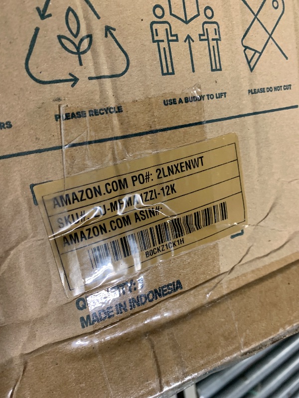 Photo 1 of ** NEW / NO RETURNS ** ZINUS 12 Inch King Green Tea Memory Foam Mattress [New Version], Fiberglass free, Medium Firm Feel, Zoned Pressure Relief, Certified Safe Foams & Fabric, Mattress in A Box