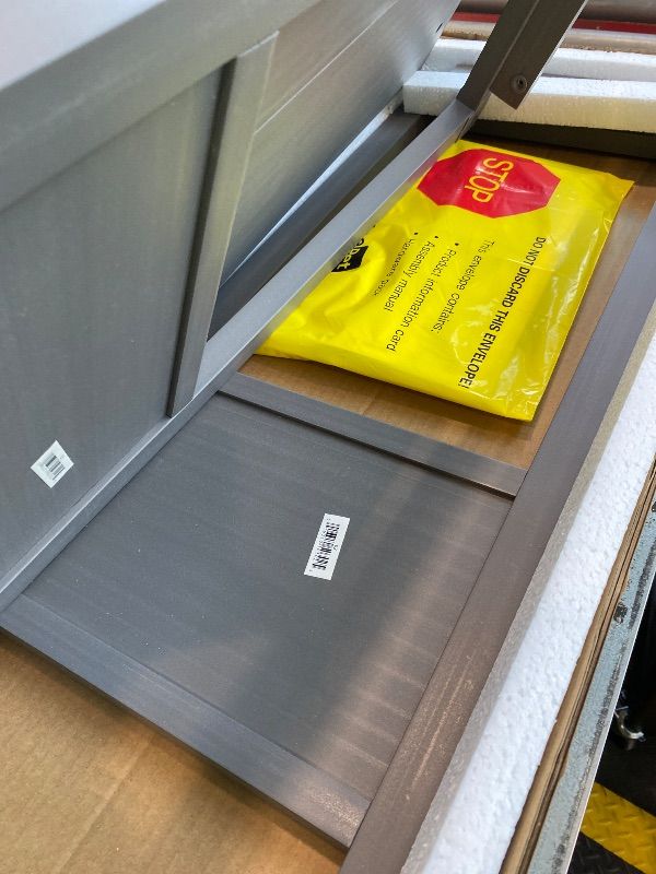 Photo 1 of **DOES NOT COME WITH GLASS**  New Age Pet ECOFLEX Two Large Reptile Enclosures with Matching Stacker Combo Set in Grey