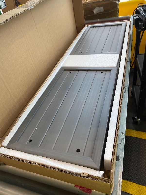 Photo 1 of **DOES NOT COME WITH GLASS**  New Age Pet ECOFLEX Two Large Reptile Enclosures with Matching Stacker Combo Set in Grey