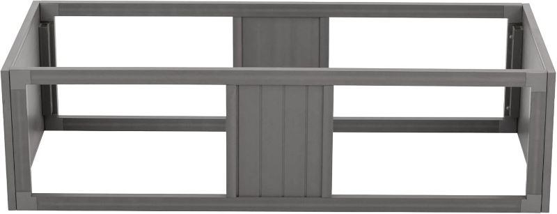 Photo 1 of **DOES NOT COME WITH GLASS**  New Age Pet ECOFLEX Two Large Reptile Enclosures with Matching Stacker Combo Set in Grey