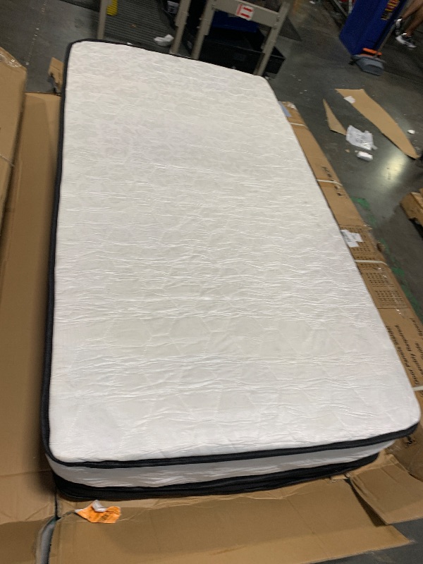 Photo 1 of ** USED/ PACKAGING  DIFFERENT BOX ** Avenco Twin Mattress, 12 Inch Medium Firm Twin Size Mattress in a Box, Hybrid Mattresses with Smarts™ Coil Pocket Springs for Motion Isolation, Strong Edge Support, CertiPUR-US Certified