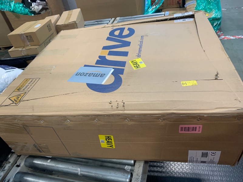 Photo 1 of ** NEW** Drive Medical Blue Streak Wheelchair with Flip Back Desk Arms, Swing Away Footrests,FoldingDesk Length Arms, Alloy Steel, 20 Inch Seat