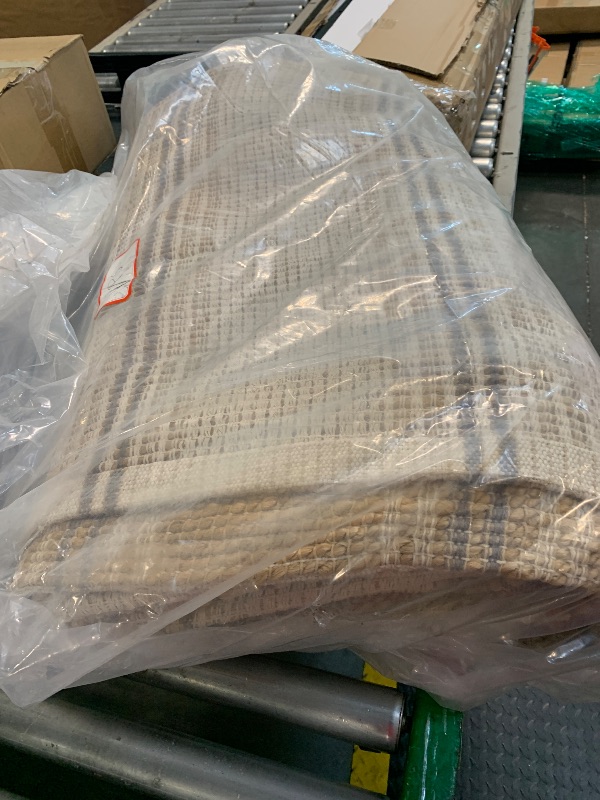 Photo 1 of ** USED** Loloi Chris Loves Julia Judy Collection JUD-02 Natural/Stone 7'-9" x 9'-9" Area Rug