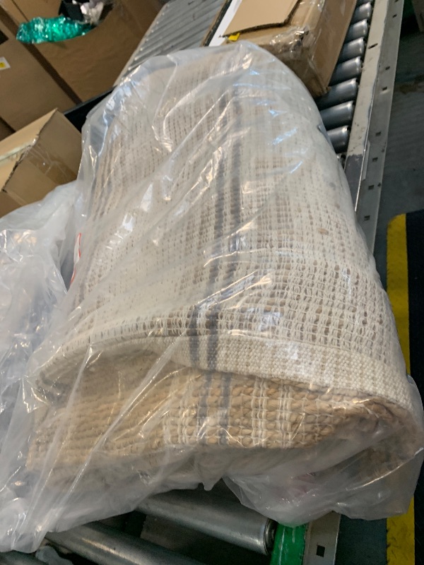 Photo 1 of ** USED** Loloi Chris Loves Julia Judy Collection JUD-02 Natural/Stone 7'-9" x 9'-9" Area Rug