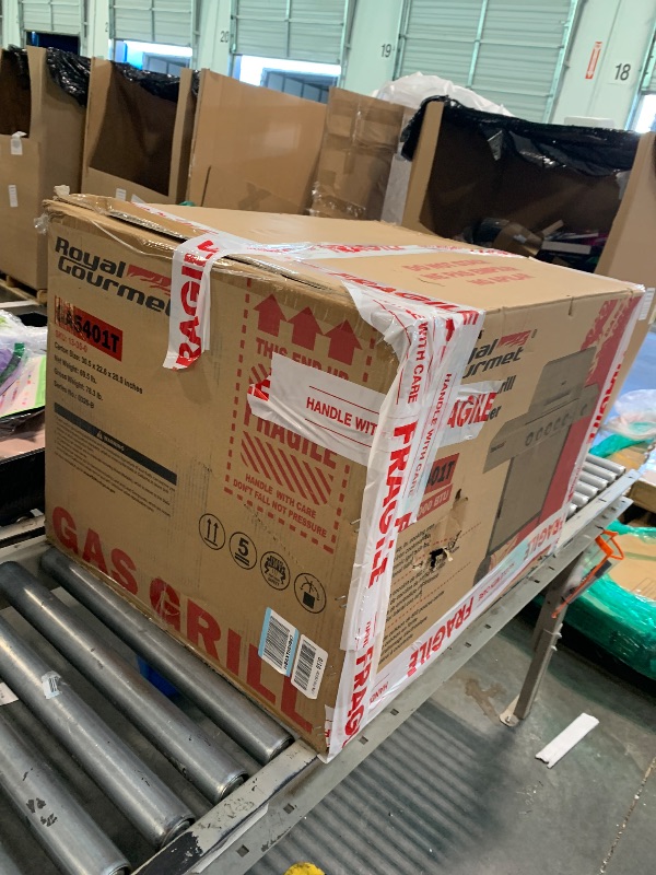 Photo 1 of ** NEW ** Royal Gourmet GA5401T 5 Burner Propane Gas Grill with Side Burner and Sear Burner, Stainless Steel Gas BBQ Grill with 61,000 BTUs Output for Barbecue Grilling & Backyard Cooking, Silver