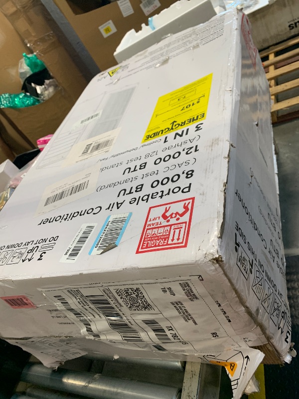 Photo 1 of ** TESTED FUNCTIONAL ** DOMANKI 12000 BTU Portable Air Conditioners for Room up to 500 sq.ft, 3-in-1 Free Standing Quiet Portable AC Unit with Fan & Dehumidifier, Remote Control, Sleep Mode/24h Timer, 4 Speed, Auto Swing