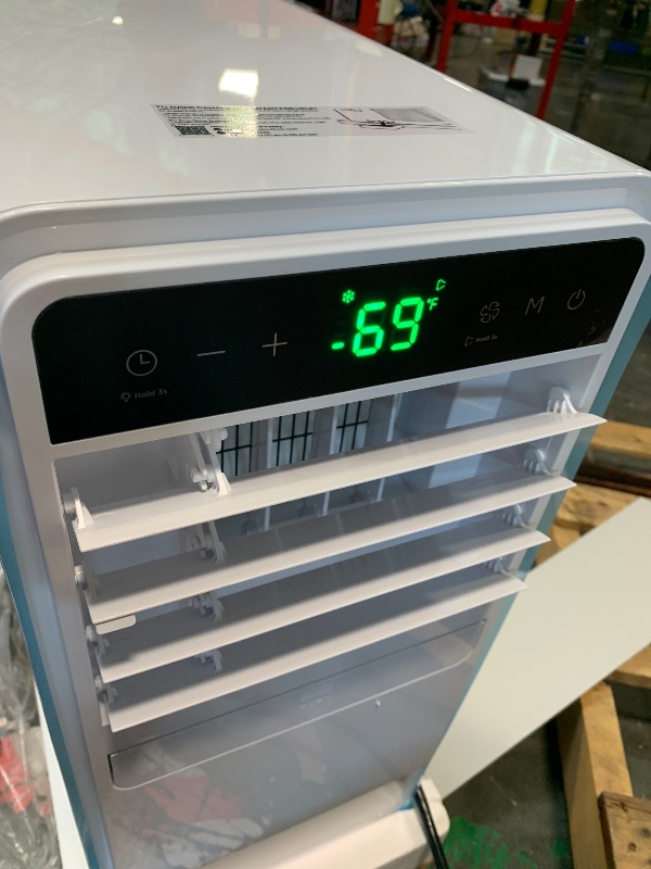 Photo 1 of ** TESTED FUNCTIONAL ** DOMANKI 12000 BTU Portable Air Conditioners for Room up to 500 sq.ft, 3-in-1 Free Standing Quiet Portable AC Unit with Fan & Dehumidifier, Remote Control, Sleep Mode/24h Timer, 4 Speed, Auto Swing