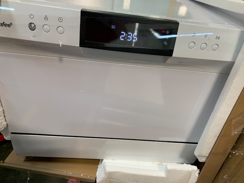 Photo 1 of ** USED/ TESTED FUNCTIONAL ** COMFEE’ Portable Mini Dishwasher, Energy Star, Countertop, 6 Place Settings, with 8 Washing Programs, Speed, Baby-Care, ECO& Glass, Dish Washer for Dorm, RV& Apartment, White