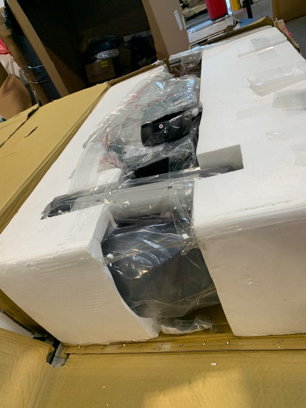 Photo 1 of ** NEW / UNTESTED ** Inverapy by Innova RCT2025 Recumbent Cross Trainer with Swivel Seat & Leg Harness, White/Gray/Black