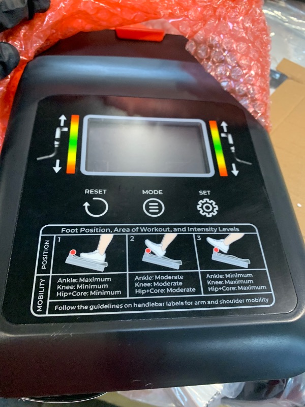 Photo 1 of ** NEW / UNTESTED ** Inverapy by Innova RCT2025 Recumbent Cross Trainer with Swivel Seat & Leg Harness, White/Gray/Black