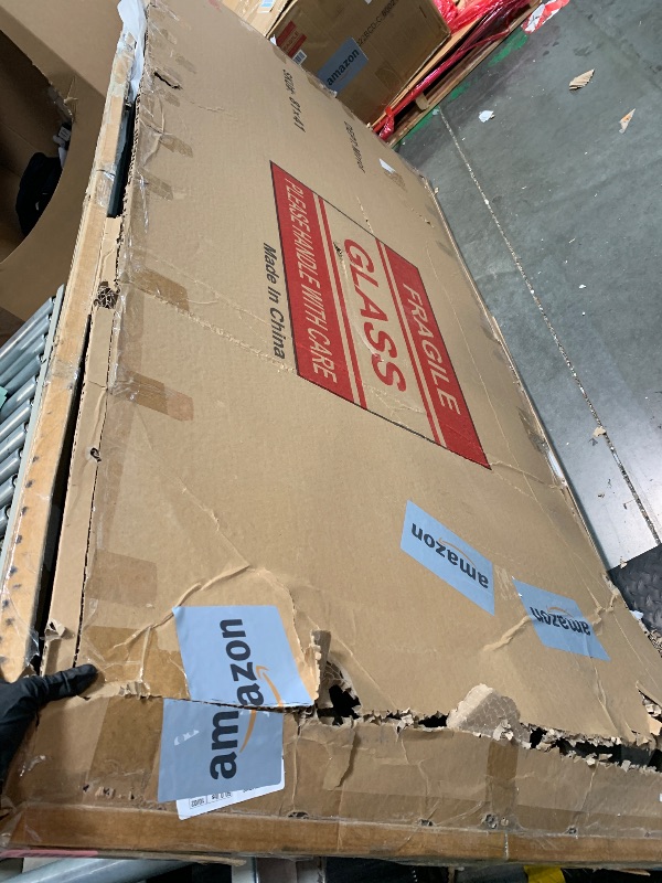 Photo 1 of ** NEW ** ABSWHLM Oversized Full Length Mirror 81x41 Inch - Wall Mounted or Standing Floor Mirror with Aluminum Alloy Frame, Shatterproof Tempered Glass - Modern Mirror for Bedroom, Living Room, Closet, Black