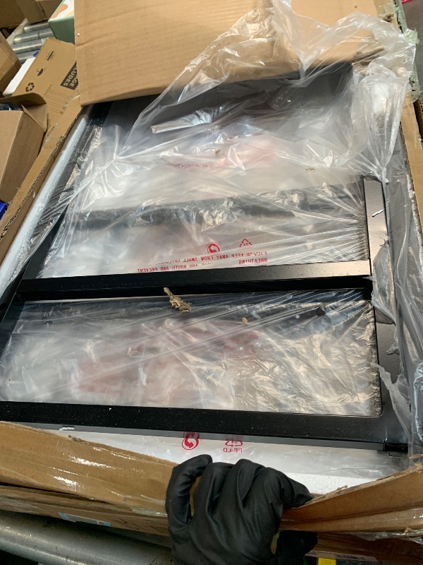 Photo 1 of ** NEW ** KEIKI Full Size Metal Loft Bed Frame with Convertible Staircase, Built-in Storage Shelves and Wardrobe, Loft Bed with Solid Slats, Guardrail, No Box Spring Required, Easy Assembly, for Bedroom, Black