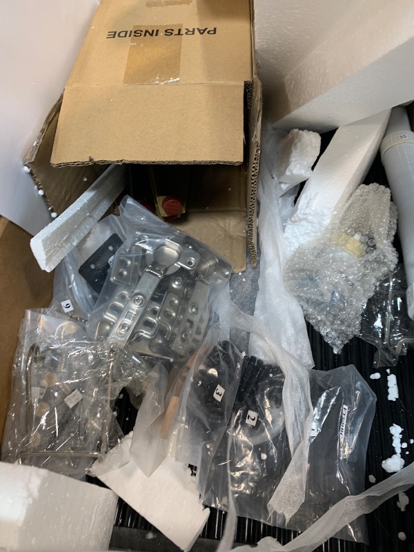 Photo 1 of YITAHOME 30 Inch Bathroom Vanity with Vacuum Forming, Freestanding Storage Cabinet Vanity with Engineered White Stone Countertop, 2 Large Soft Closing Doors with Shelf, Gold Handles & Legs, Black