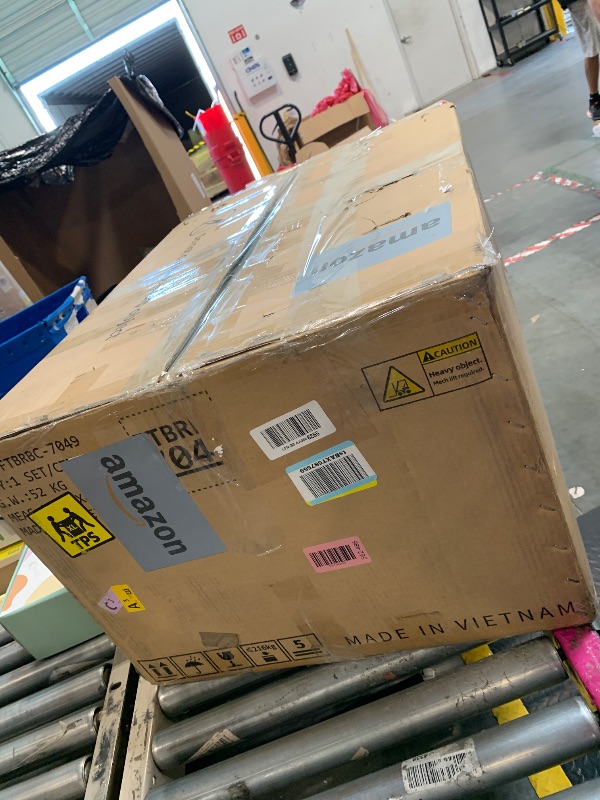 Photo 1 of YITAHOME 30 Inch Bathroom Vanity with Vacuum Forming, Freestanding Storage Cabinet Vanity with Engineered White Stone Countertop, 2 Large Soft Closing Doors with Shelf, Gold Handles & Legs, Black