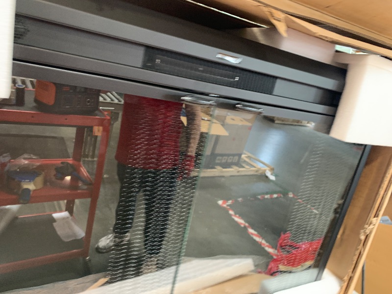 Photo 1 of ** NEW / TESTED FUNCTIONAL ** Benrocks 40'' Electric Fireplace Inserts with Glass Door, Electric Fireplace Heater with Fire Crackling Sound, Adjustable Top Light & Flame Speed, Overheating Protection, 750/1500W Black