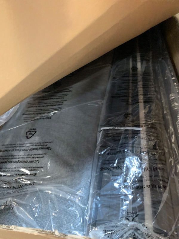 Photo 1 of ** NEW ** GarveeHome King Size Bed Frame with 2 Storage Drawers and USB Ports, Modern Platform Bed with Upholstered Shelf Headboard, Sturdy, Noise Free, No Box Spring Needed, Gray