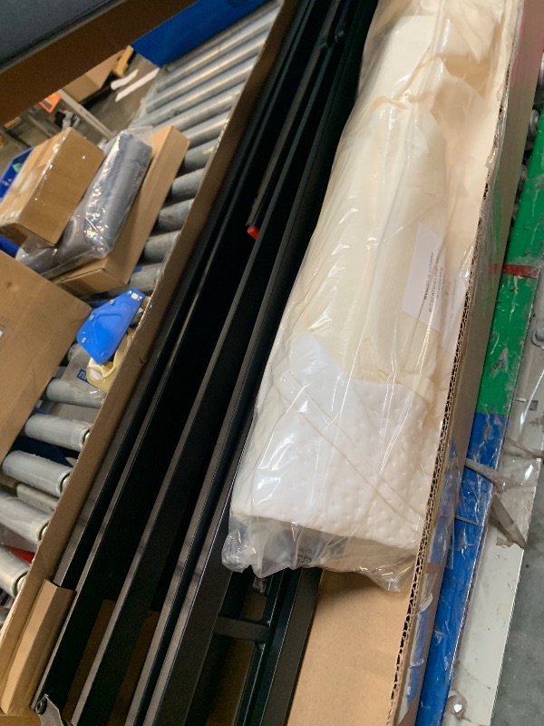 Photo 1 of ** NEW** Amazon Basics Smart Box Spring Bed Base, 5-Inch Height Mattress Foundation, Tool-Free Easy Assembly, Queen, 79"L x 59.5"W x 5"H, White