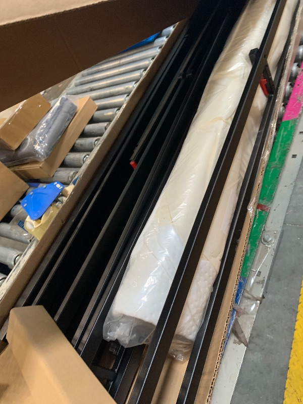 Photo 1 of ** NEW** Amazon Basics Smart Box Spring Bed Base, 5-Inch Height Mattress Foundation, Tool-Free Easy Assembly, Queen, 79"L x 59.5"W x 5"H, White