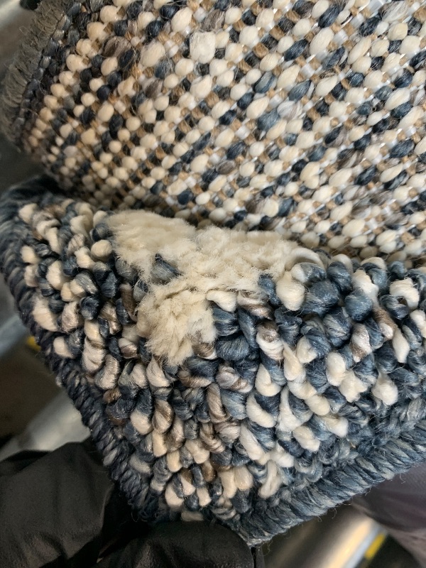 Photo 1 of ** USED ** Loloi Magnolia Home by Joanna Gaines Gigi Collection GIG-02 Ivory/Blue 6'-7" x 9'-2" Area Rug