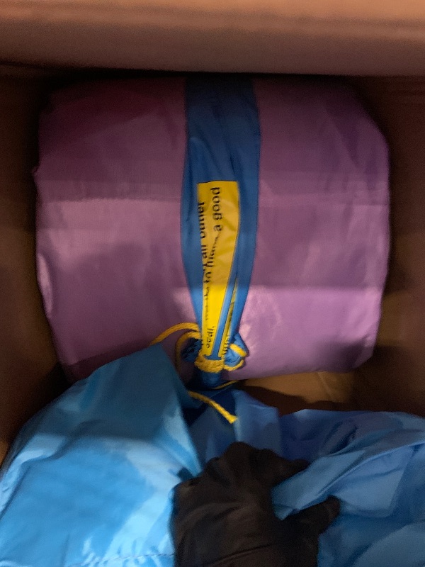 Photo 1 of ** NEW / TESTED BLOWER FUNCTIONAL ** Easyair Large Bounce House for Big Kids, 14.8 x 14.5 FT Inflatable Bouncer Jumper Slide with 650W Blower, Basketball Hoop, Throw Ball Game, Ball Pits