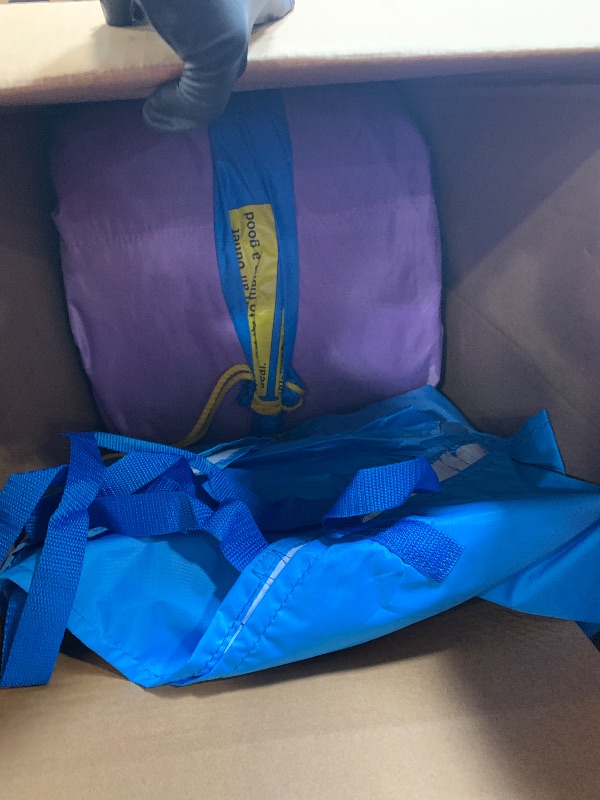 Photo 1 of ** NEW / TESTED BLOWER FUNCTIONAL ** Easyair Large Bounce House for Big Kids, 14.8 x 14.5 FT Inflatable Bouncer Jumper Slide with 650W Blower, Basketball Hoop, Throw Ball Game, Ball Pits