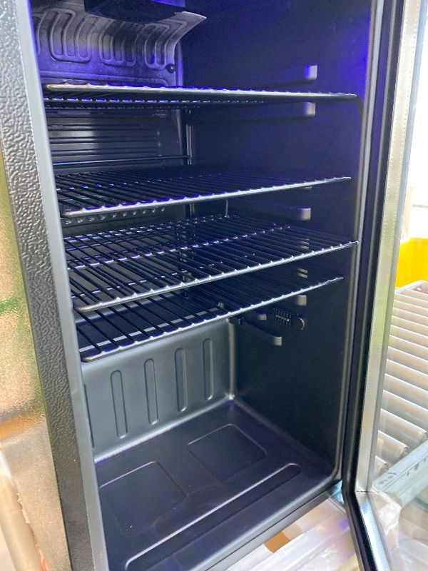 Photo 1 of * USED / TESTED FUNCTIONAL ** EUHOMY Beverage Refrigerator and Cooler, Mini fridge with Glass Door, Small Refrigerator with Adjustable Shelves for Soda Beer or Wine, Perfect for Home/Bar/Office,