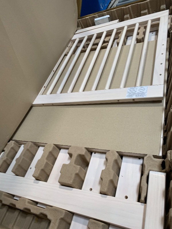 Photo 1 of ** NEW ** Babyletto Hudson 3-in-1 Convertible Baby Crib - GREENGUARD Gold Certified - Convertible Crib to Toddler Bed and Daybed - Baby Bed with 4 Adjustable Heights - Wooden Crib - Washed Natural