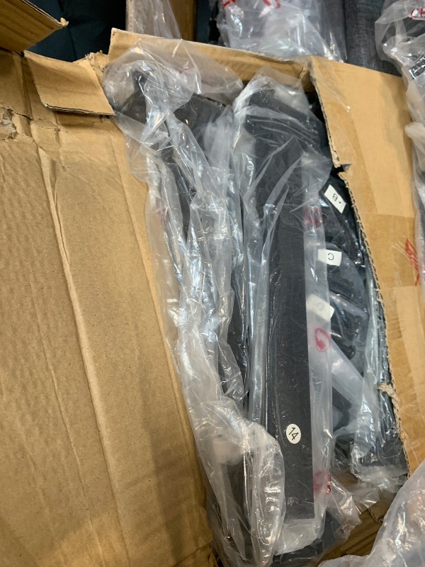 Photo 1 of ** USED ** King Size Bed Frame with 2 Storage Drawers and Charging Station, Rustic Linen Upholstered Platform Bedframe with Storage Headboard, Heavy Duty, No Box Spring Needed, Easy Assembly, Noise Free, Grey