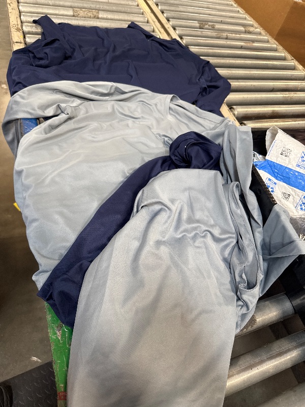 Photo 1 of ******ONLY DARK BLUE AND GREY COLOR**** YGSieg  Pack Long Sleeve Shirts for Men Moisture Wicking UPF SPF Sun Protection Tee Shirts Workout T Shirts Casual XXL