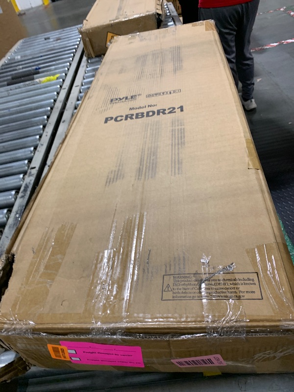 Photo 1 of ** USED** Pyle Car Vehicle Curbside Driveway Ramp - 4ft Heavy Duty Rubber Threshold Bridge Tracks Curb Ramps, 2 Pieces Set (for Car, Truck, Scooter, Bike, Motorcycle, Wheelchair Mobility), Black