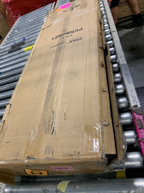 Photo 1 of ** USED *** Pyle Car Vehicle Curbside Driveway Ramp - 4ft Heavy Duty Rubber Threshold Bridge Tracks Curb Ramps, 2 Pieces Set (for Car, Truck, Scooter, Bike, Motorcycle, Wheelchair Mobility), Black