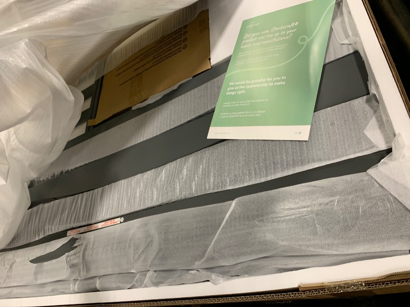 Photo 1 of ** NEW ** OPEN INSPECTION ** STORKCRAFT Portofino 4 In 1 Fixed Side Convertible Crib Changer, Gray