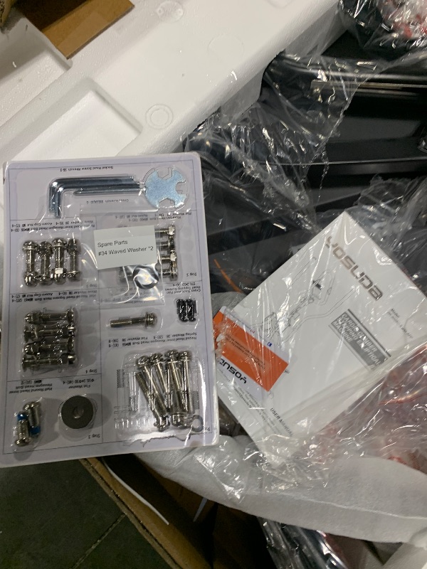 Photo 1 of ** NEW/ INCLUDED HARDWARE AND MANUAL  ** YOSUDA Elliptical Exercise Machine, 3-in-1 (Elliptical + Cardio Climber + Stair Stepper) Elliptical Machine for Home with 45°Incline, 15.5 in Stride, 16-Levals Resistance, Quiet Magnetic System