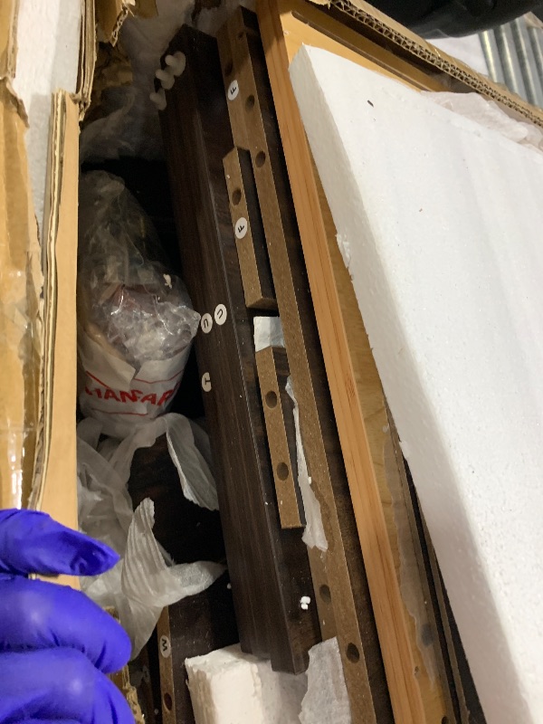 Photo 1 of ** USED/ DAMAGE MINOR ** Shintenchi Sideboard Buffet Cabinet with Storage,53.4" Large Kitchen Buffet Storage Cabinet with 3 Drawers and 4 Doors,Wood Farmhouse Sideboard with Adjustable Shelf for Kitchen, Living Room