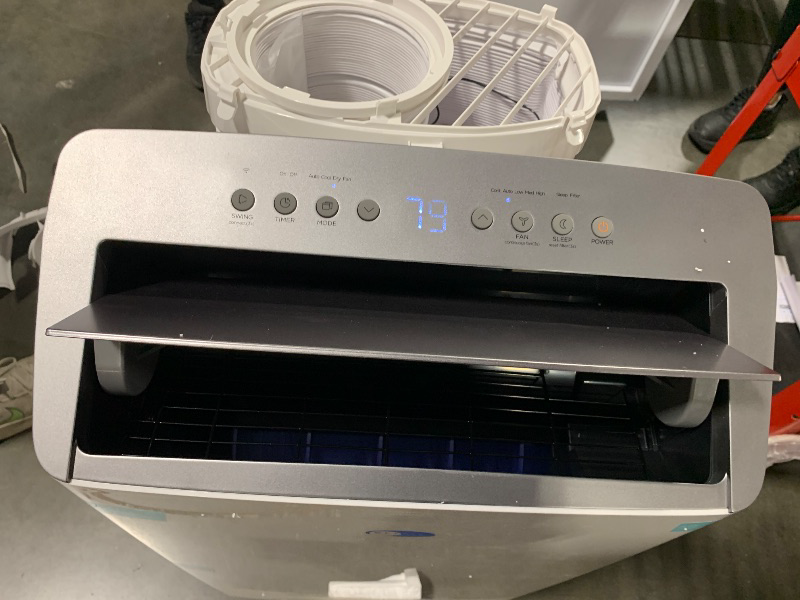 Photo 1 of ** USED / TESTED FUNCTIONAL/ NO Whynter ARC-1230WN 14,000 BTU (12,000 BTU SACC) NEX Inverter Dual Hose Cooling Portable Air Conditioner, Dehumidifier, and Fan with Smart Wi-Fi, Up to 600 sq ft in White