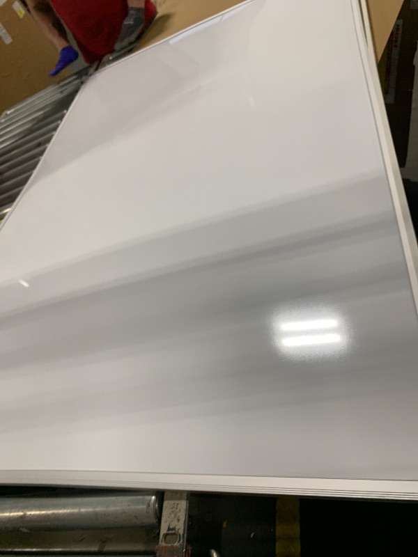 Photo 1 of ** USED/ DAMAGE MAJOR***VIZ-PRO Dry Erase Board/Magnetic Whiteboard, 60 X 40 Inches, Silver Aluminum Frame